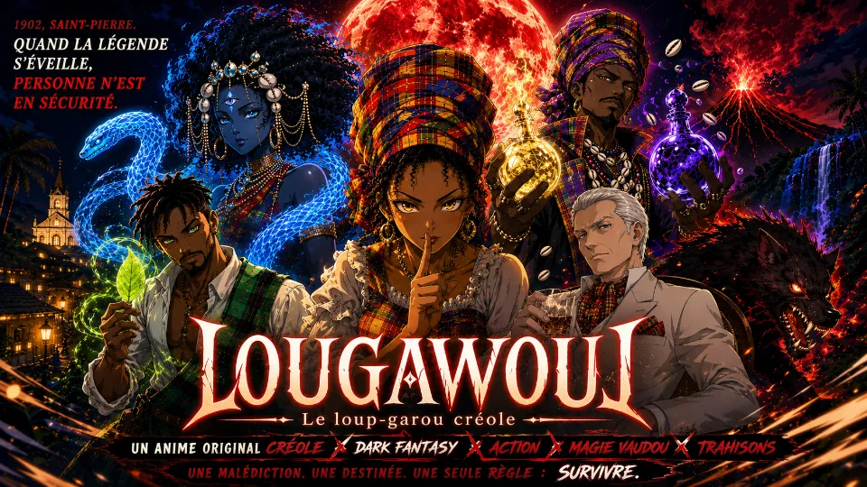 Lougawou — l’anime, visuel clé